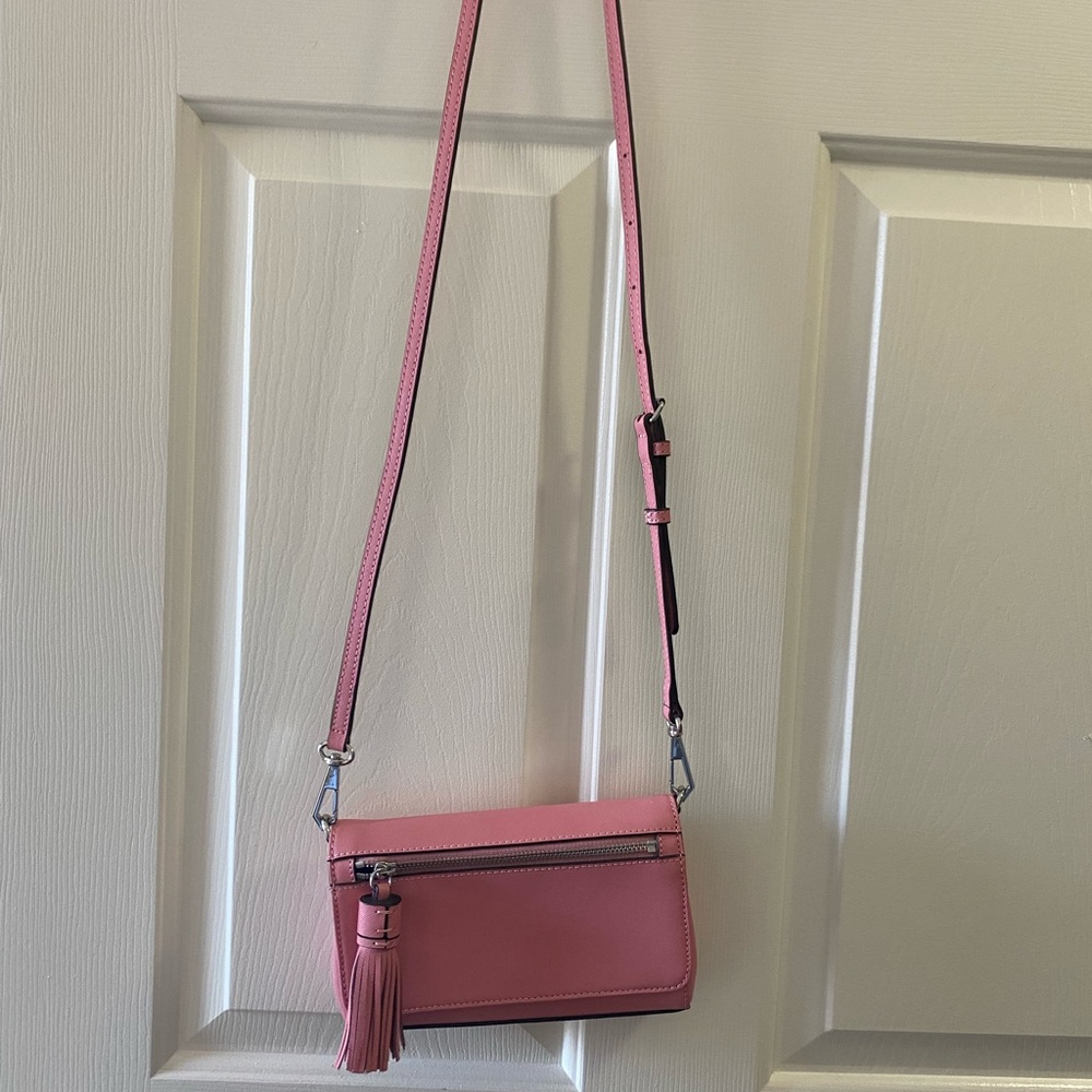 Rebecca Minkoff pink crossbody wallet